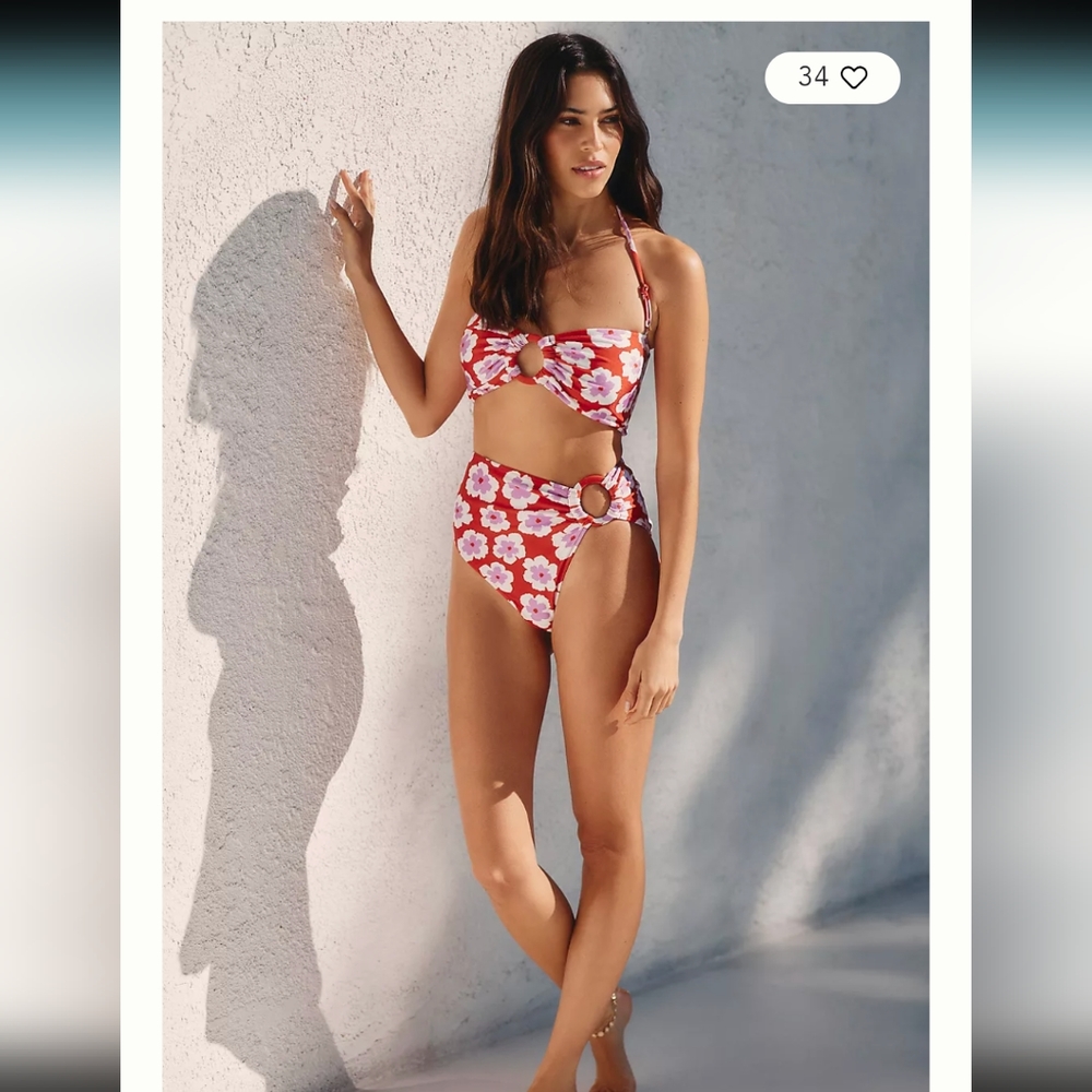 NWT PatBo Bikini, size M (both top and bottom)